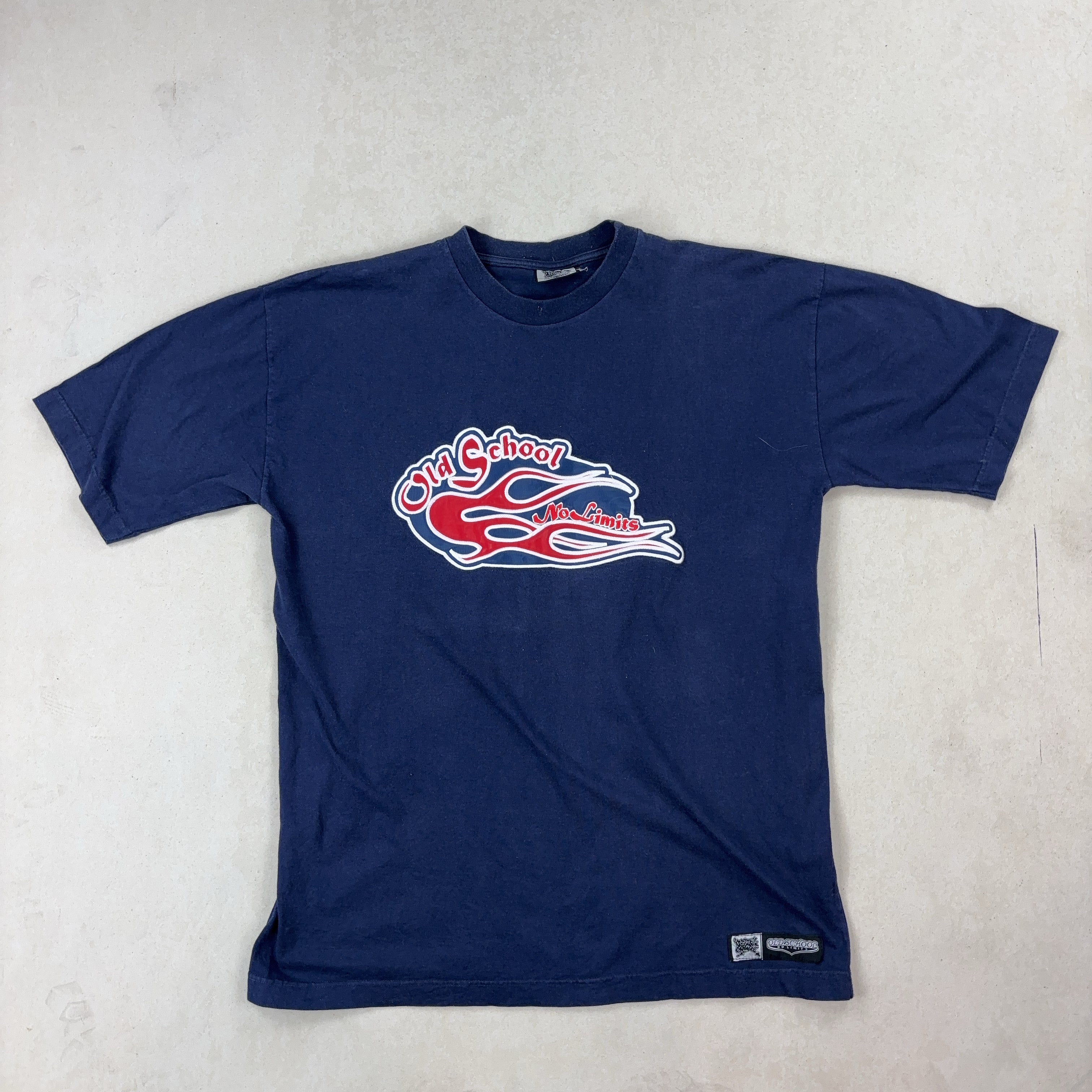 'OLD SCHOOL NO LIMITS' TEE - LARGE