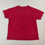 RALPH LAUREN RED TEE - X LARGE