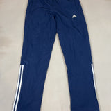 ADIDAS NAVY BLUE SPORT PANTS - LARGE