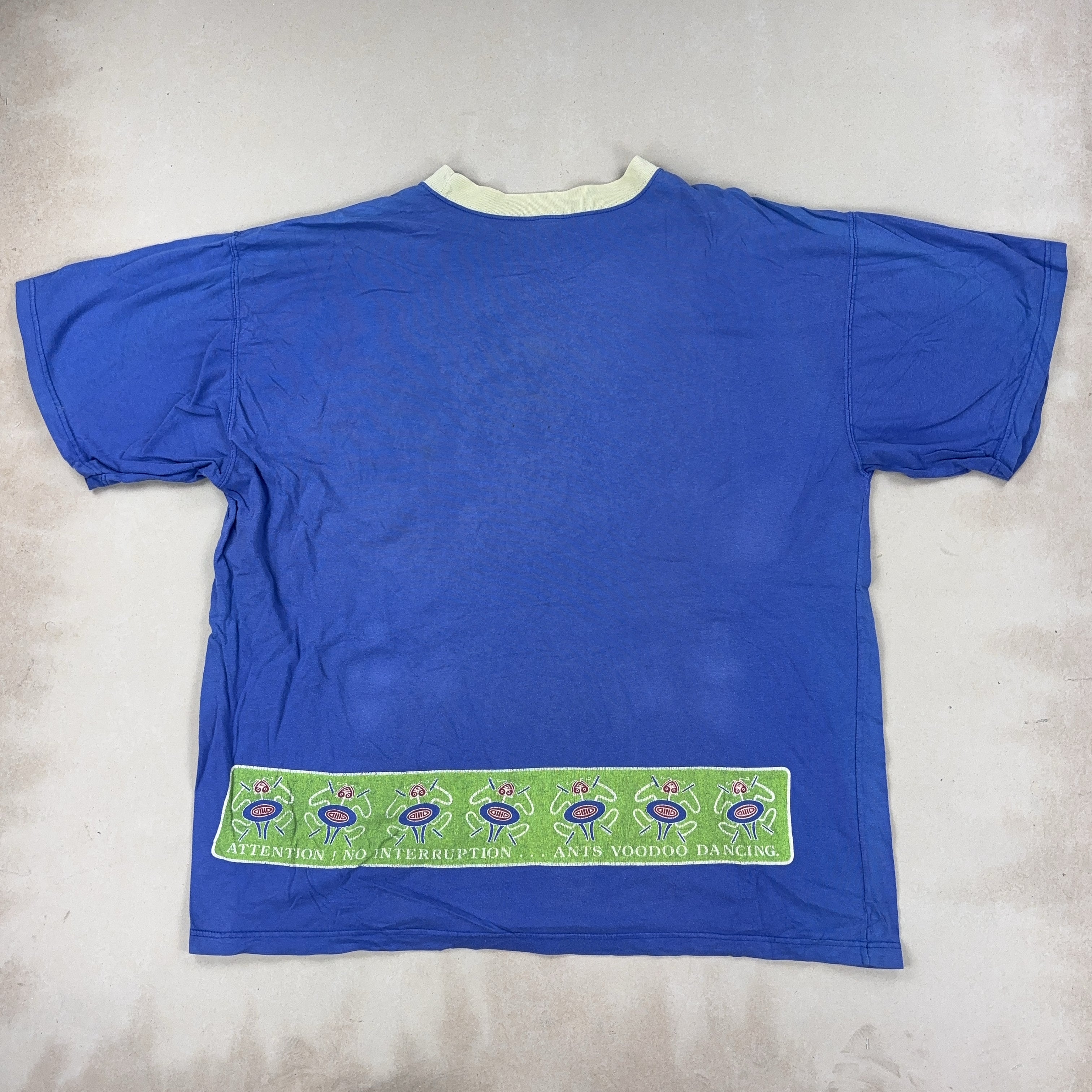GRAPHIC BLUE TEE - 2X LARGE