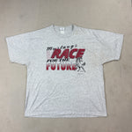 GRAPHIC GREY TEE - 2X LARGE