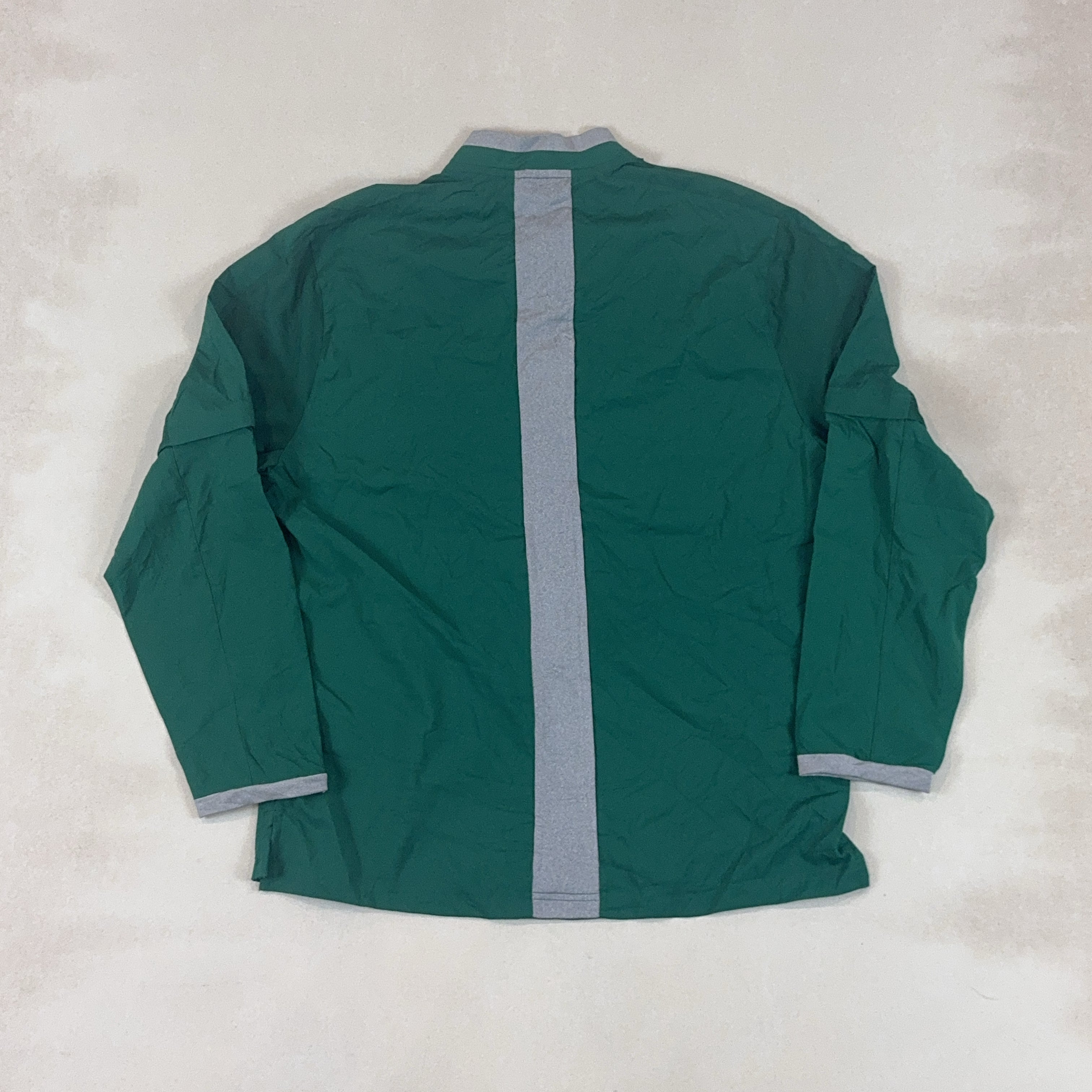 ADIDAS GREEN WIND BREAKER - LARGE