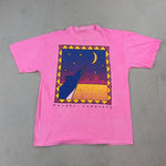 PINK GRAPHIC TEE - X LARGE