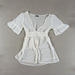 REOR MIX BLOUSE - SMALL