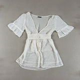 REOR MIX BLOUSE - SMALL