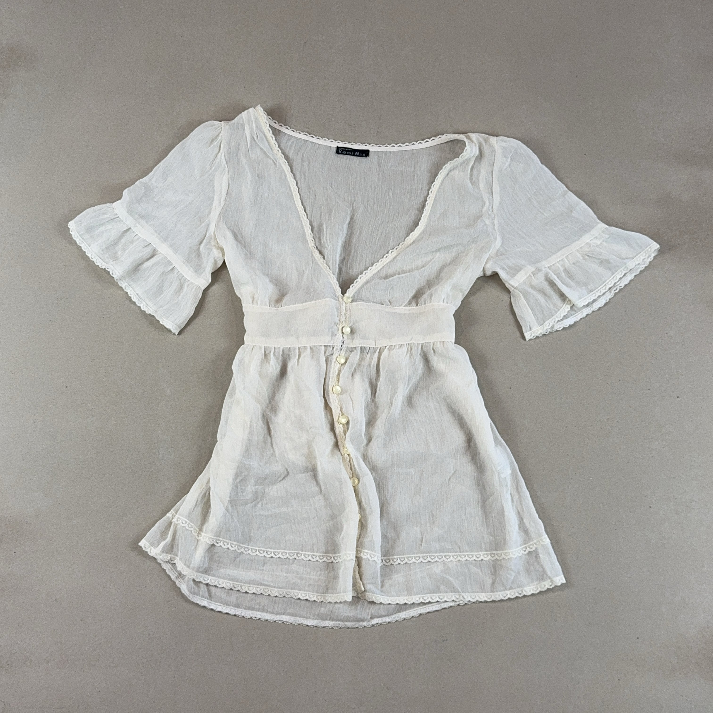 REOR MIX BLOUSE - SMALL