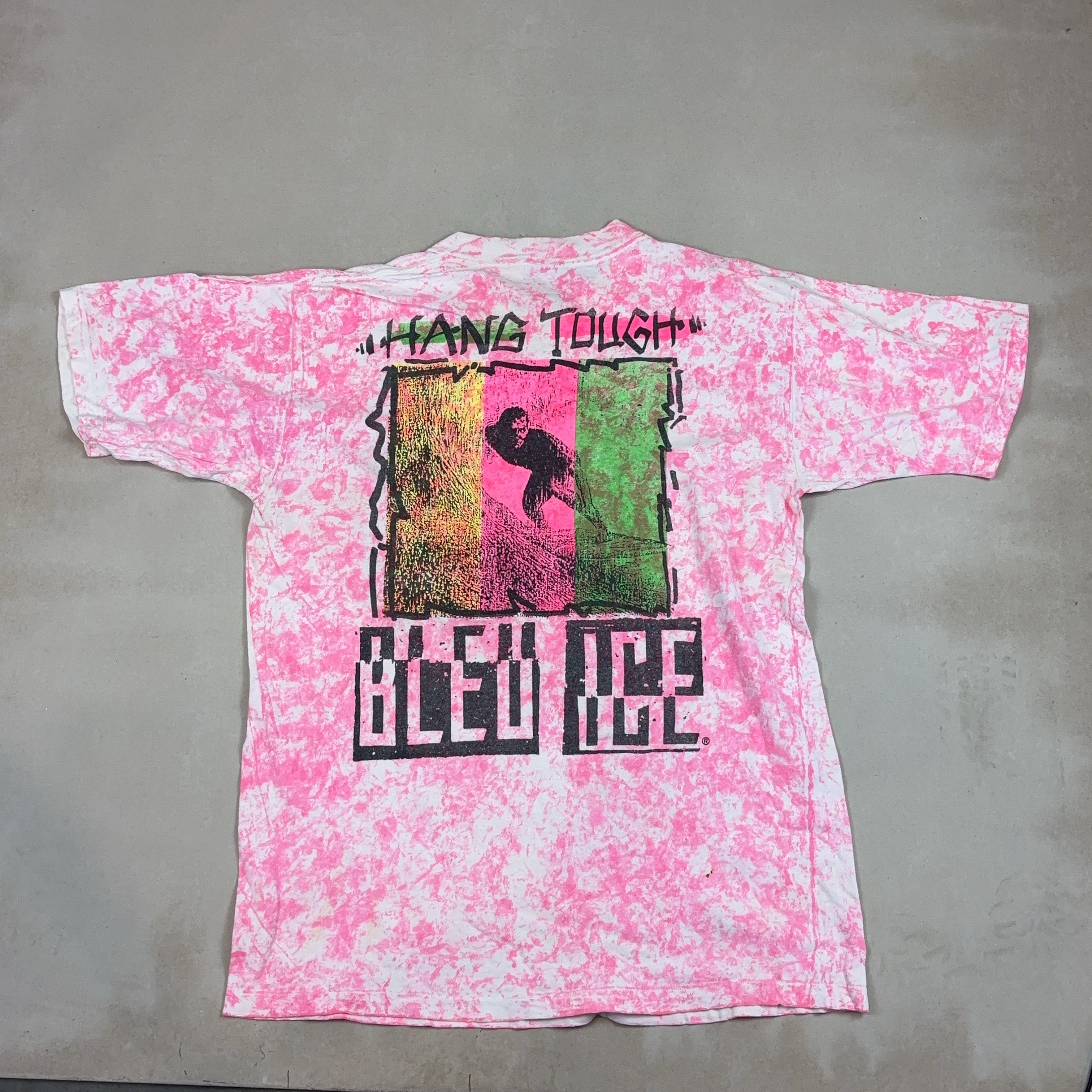 TIE DIE PINK VINTAGE TEE - X LARGE