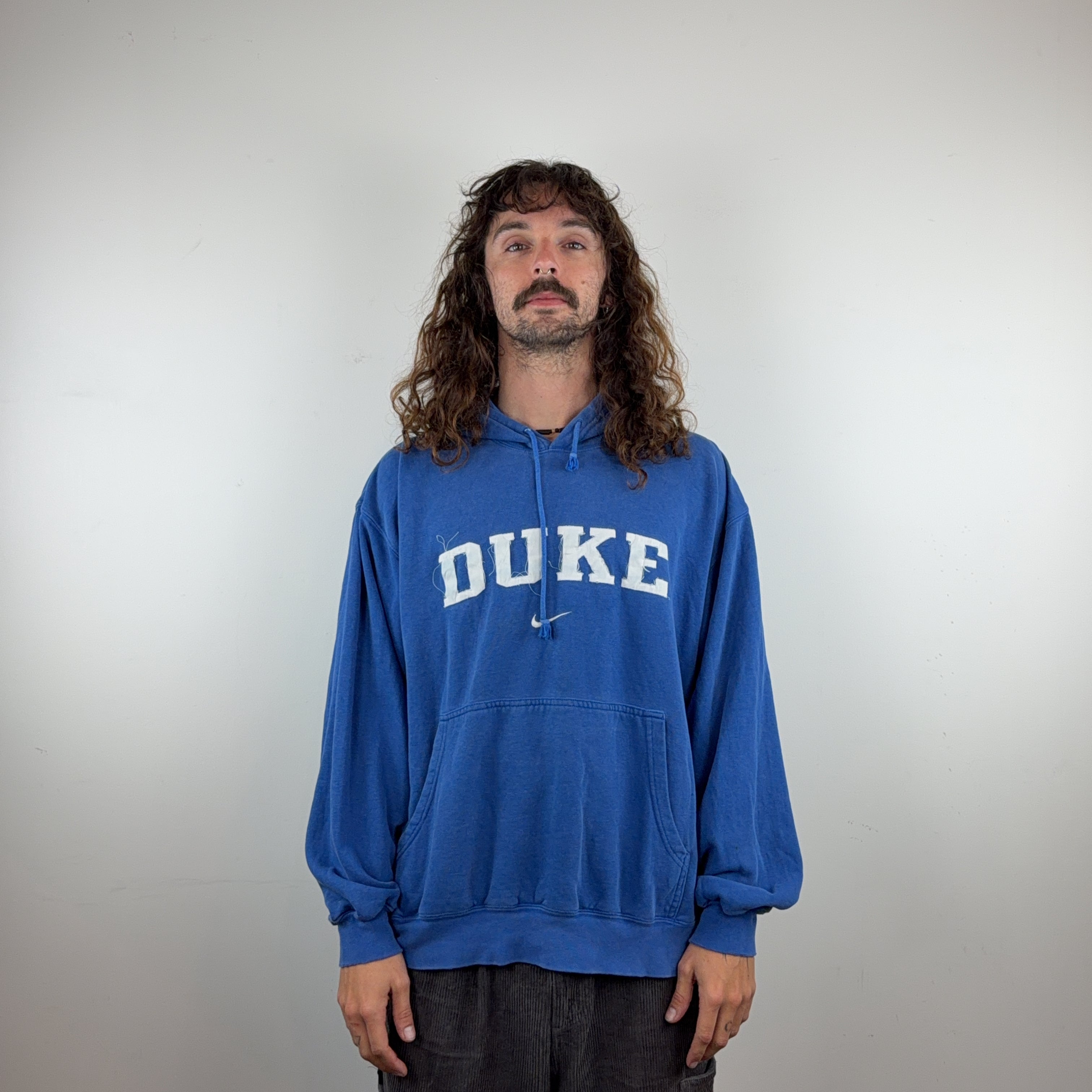 NIKE "DUKE" HOODIE - LARGE