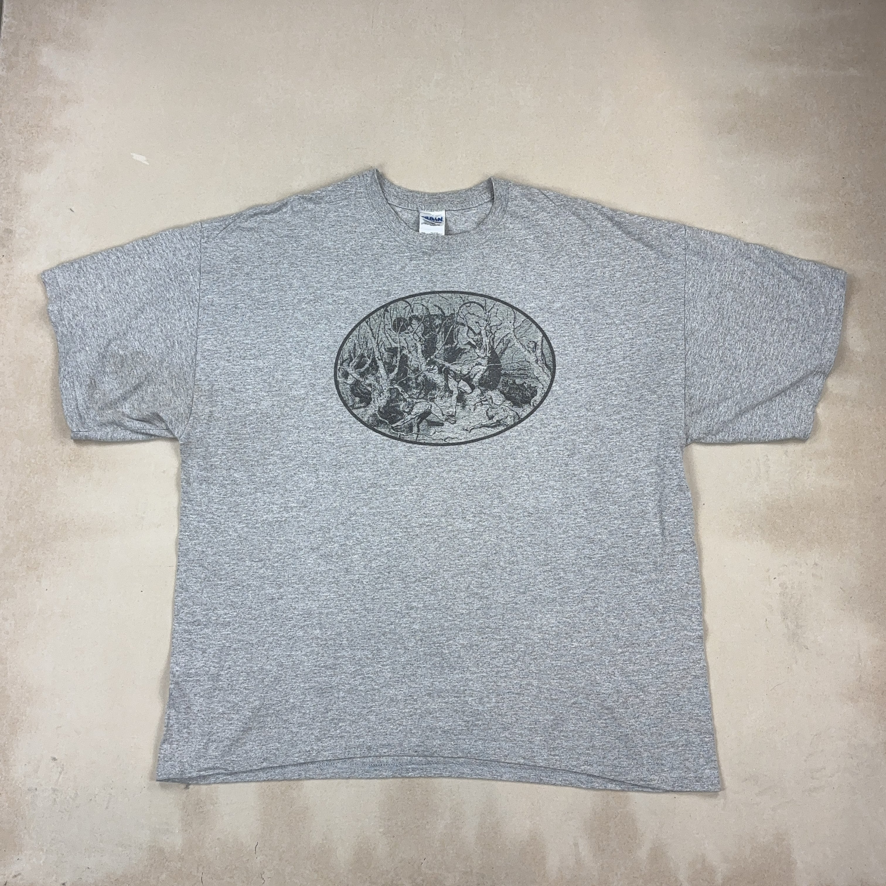 GREY VINTAGE TEE - X LARGE