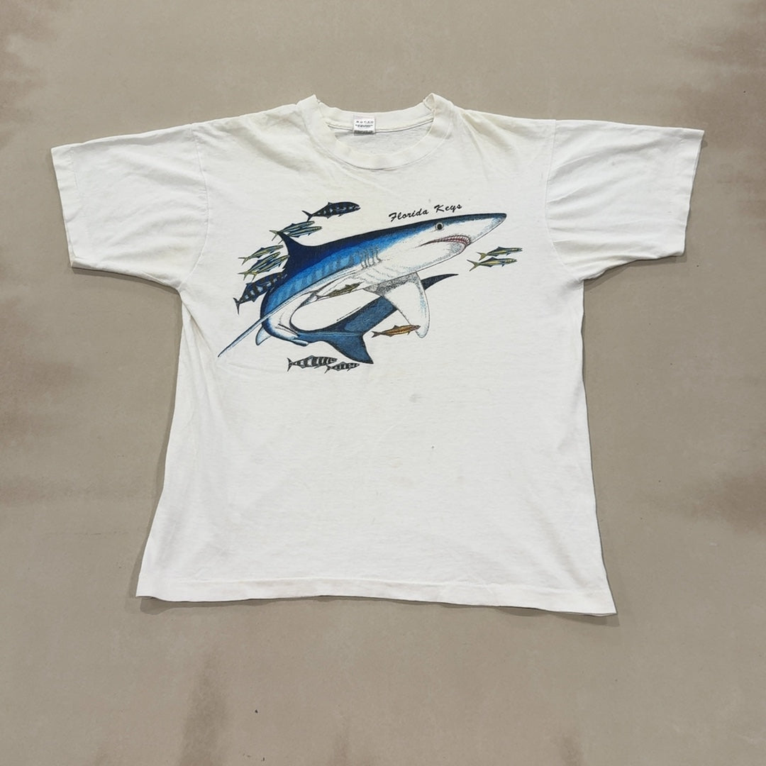 GRAPHIC SHARK TEE - LARGE