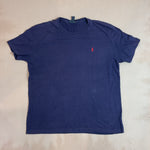 RALPH LAUREN DARK BLUE TEE - LARGE