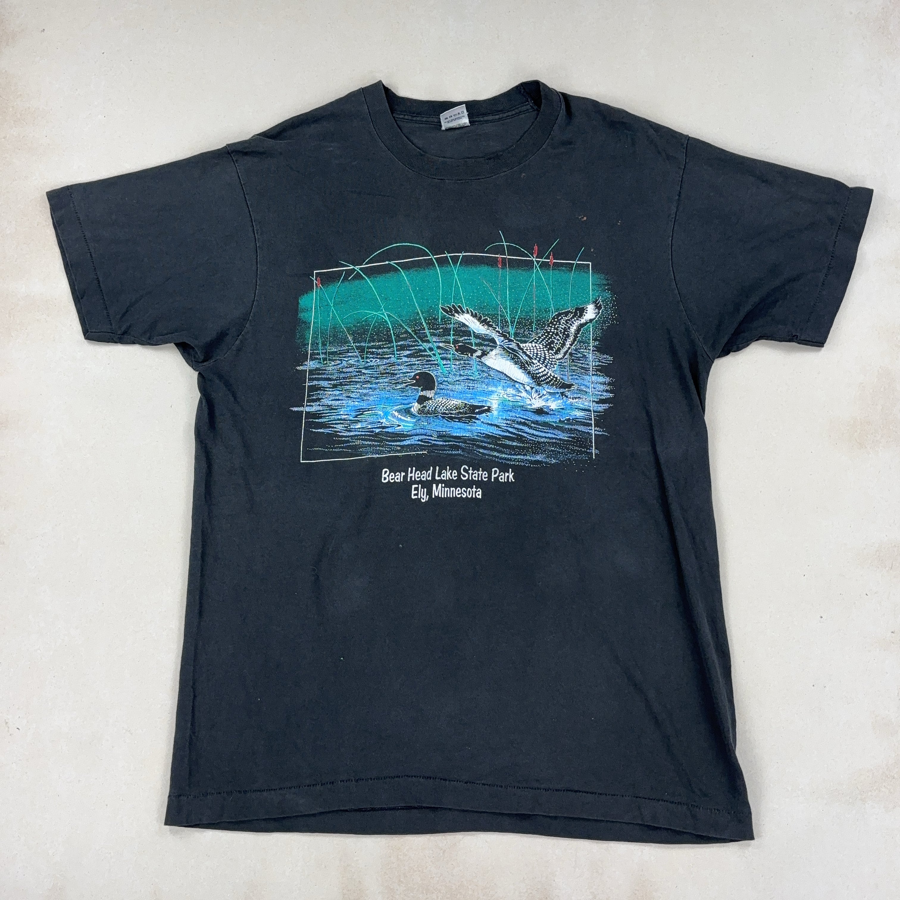 GRAPHIC BLACK TEE - LARGE