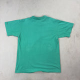 GRAPHIC GREEN TEE - LARGE