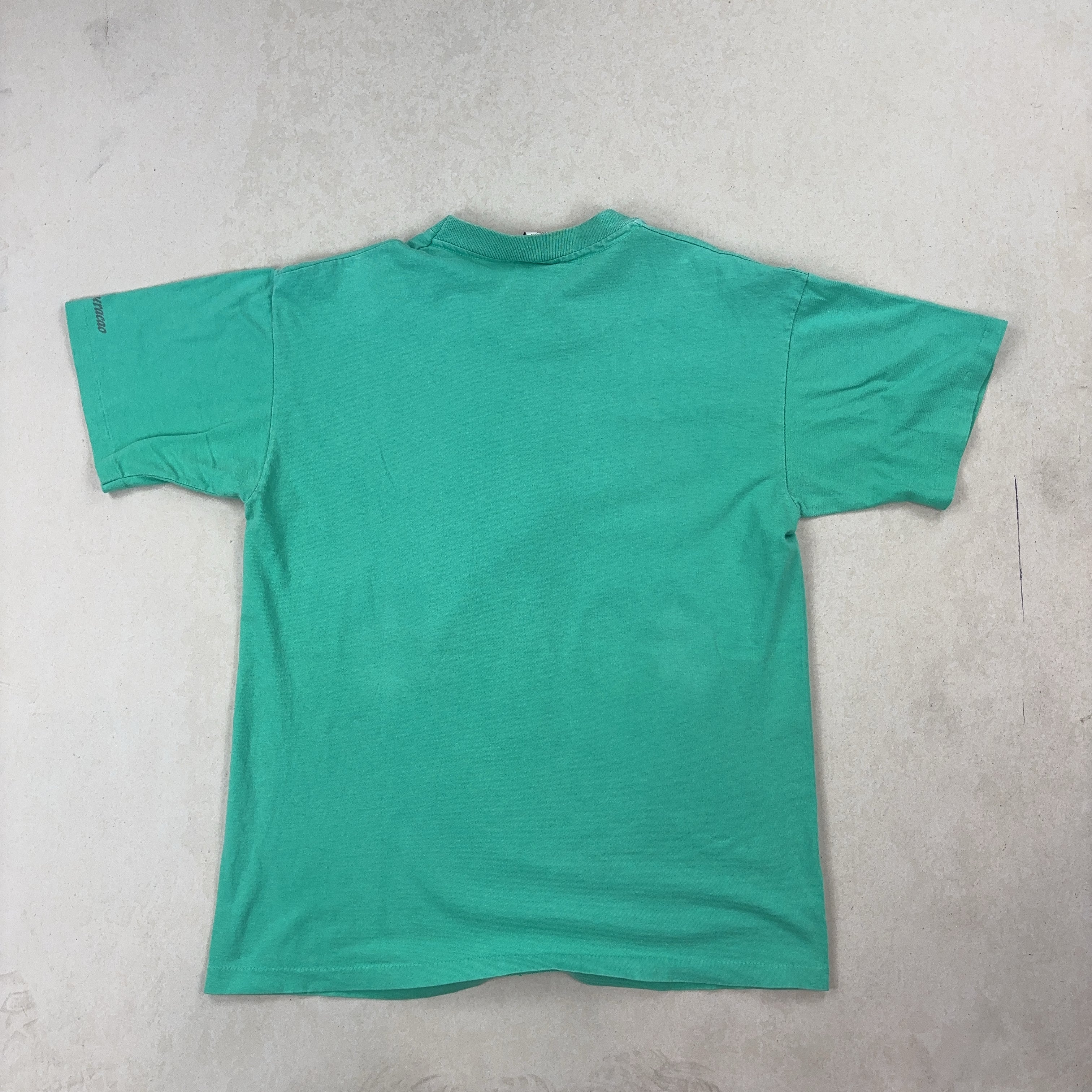 GRAPHIC GREEN TEE - LARGE