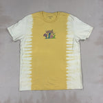 YELLOW TIE DYE TEE - X LARGE
