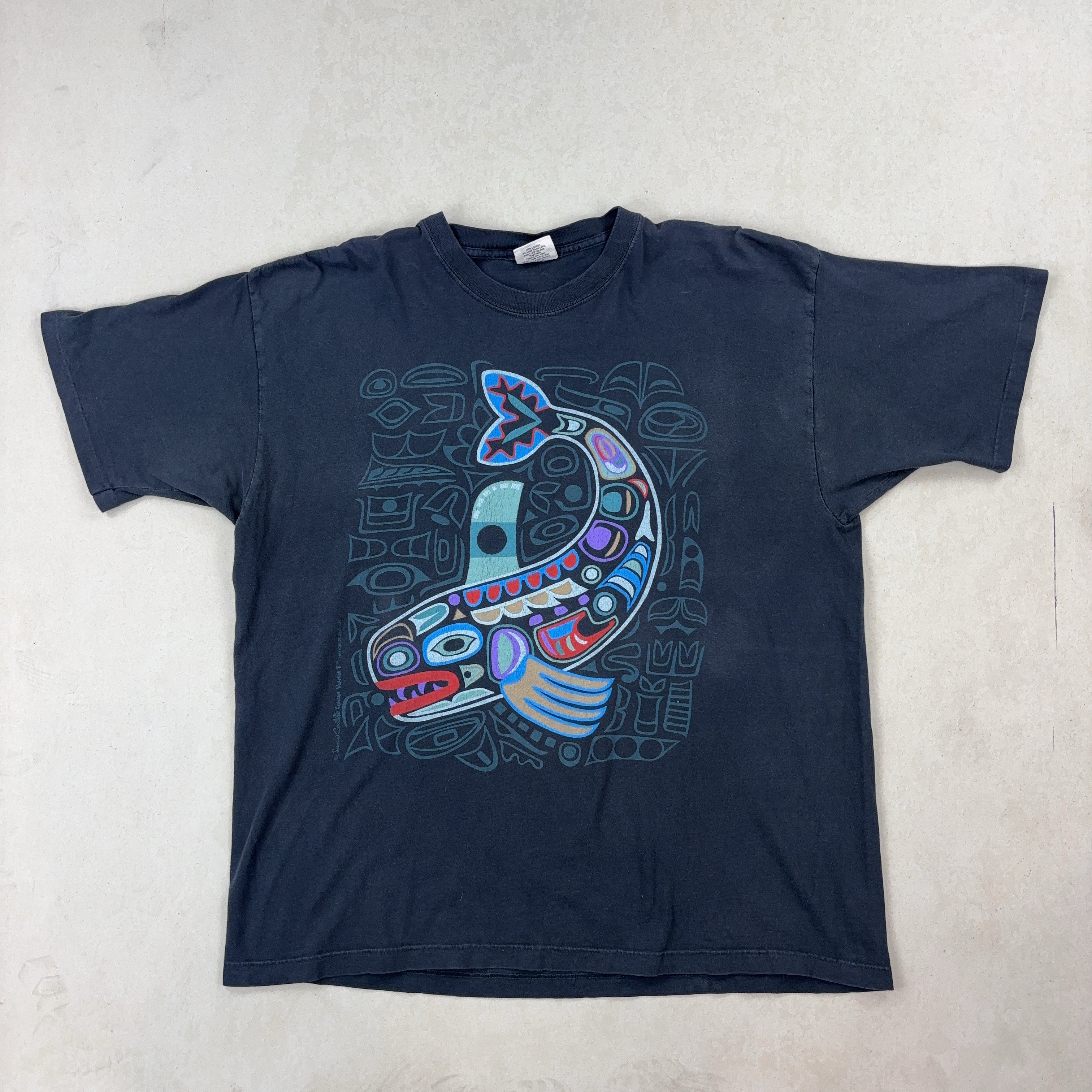 GRAPHIC WHALE TEE - LARGE