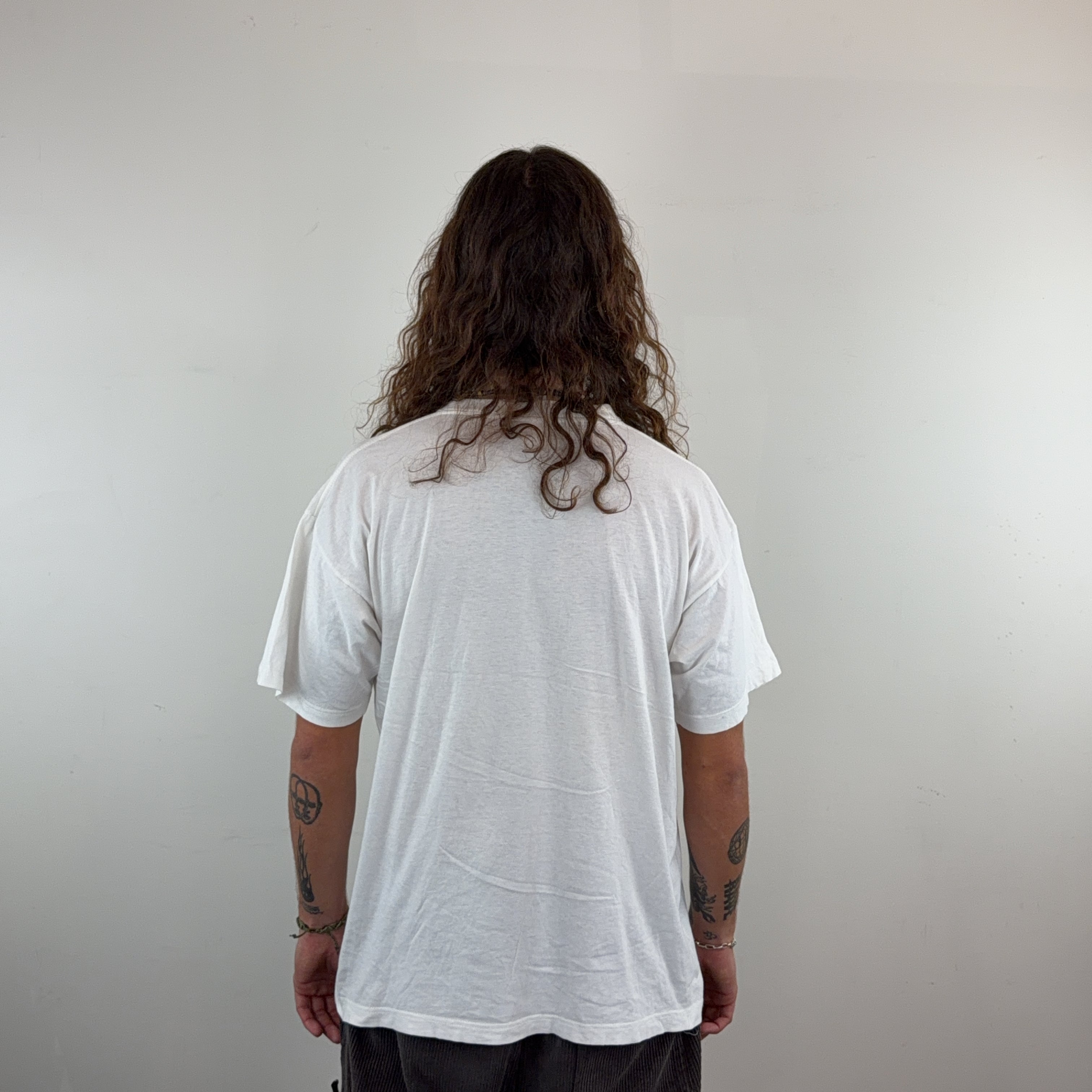 'JAMAICAN PIZZAS' VINTAGE TEE - LARGE