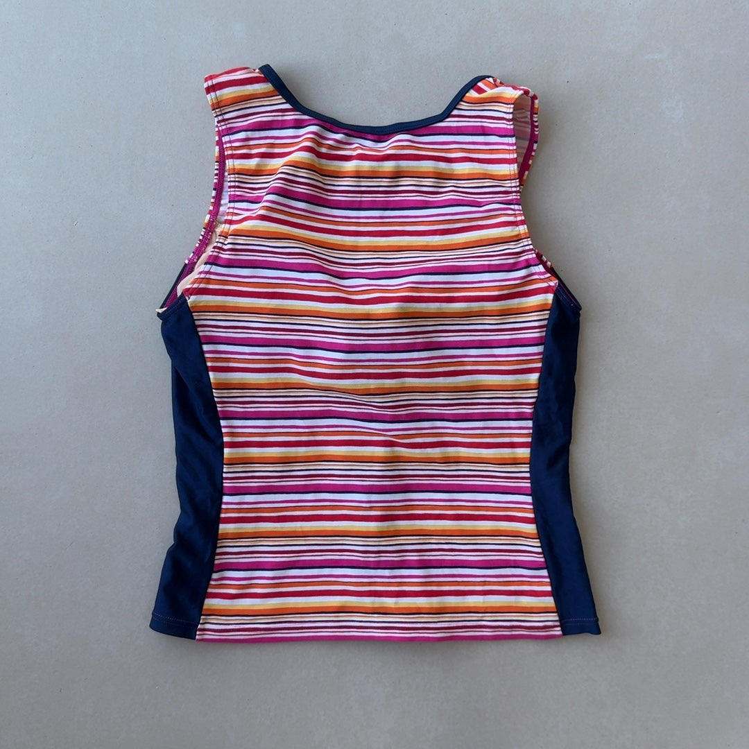 STRIPED TANKINI - MEDIUM