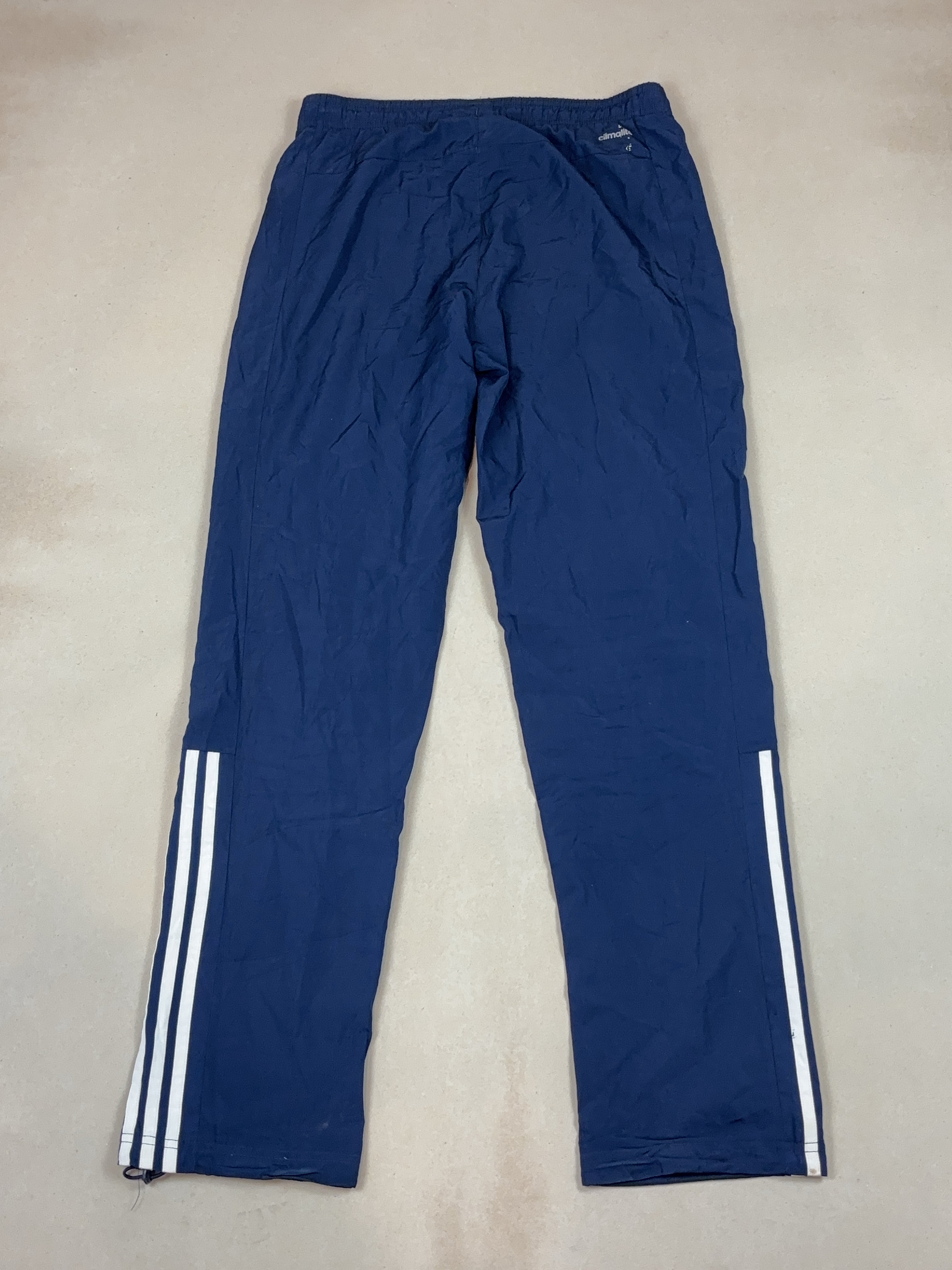 ADIDAS NAVY BLUE SPORT PANTS - LARGE