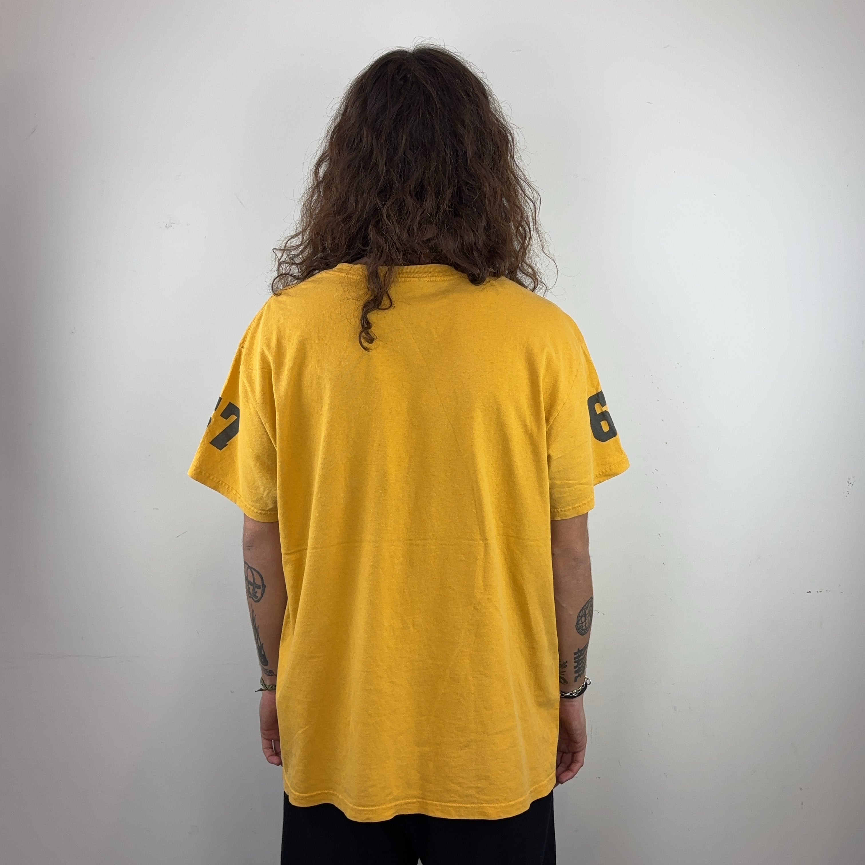 RALPH LAUREN YELLOW TEE - LARGE