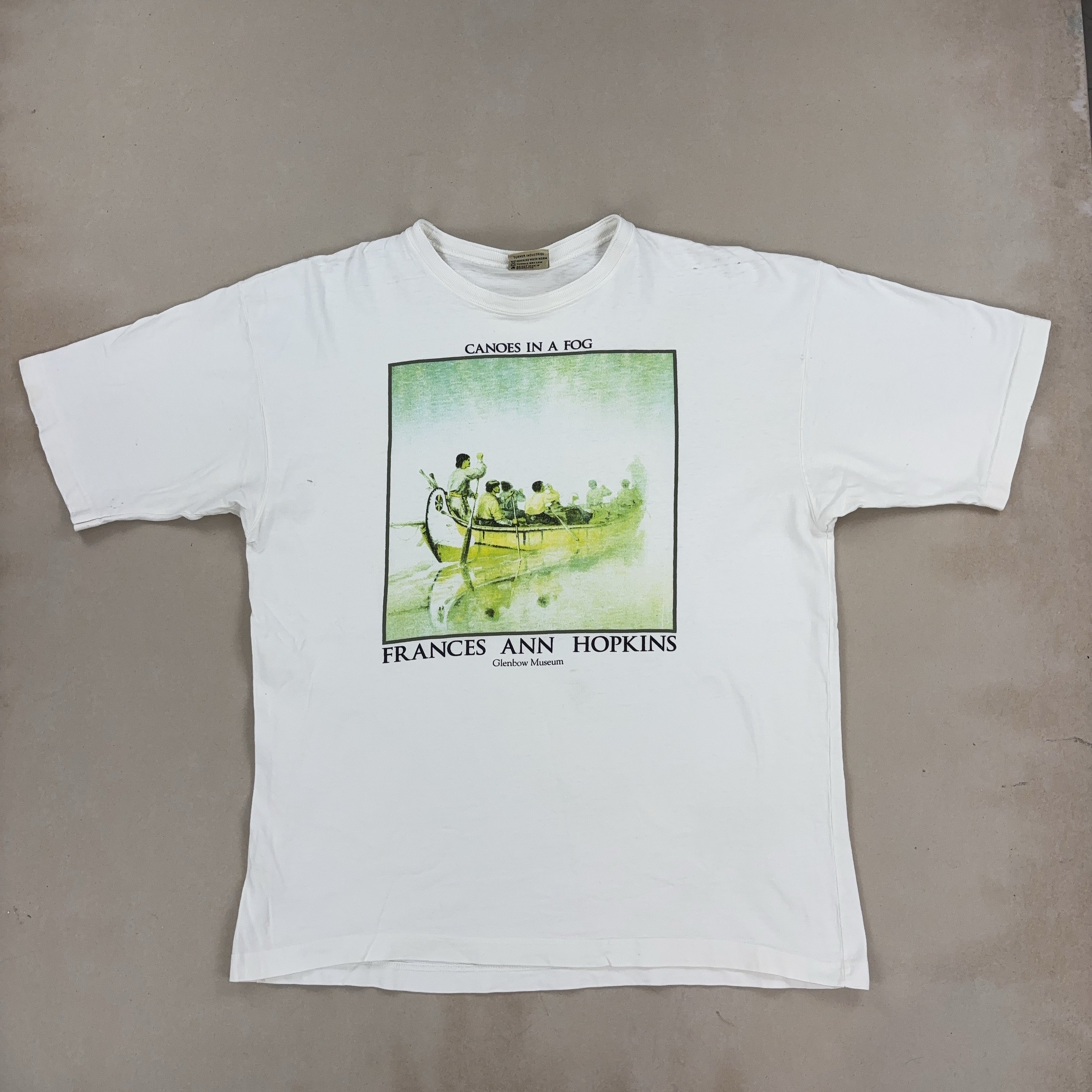'CANOES IN A FOG' TEE - LARGE