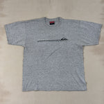 QUIKSILVER GREY TEE - LARGE
