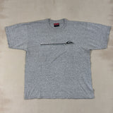 QUIKSILVER GREY TEE - LARGE