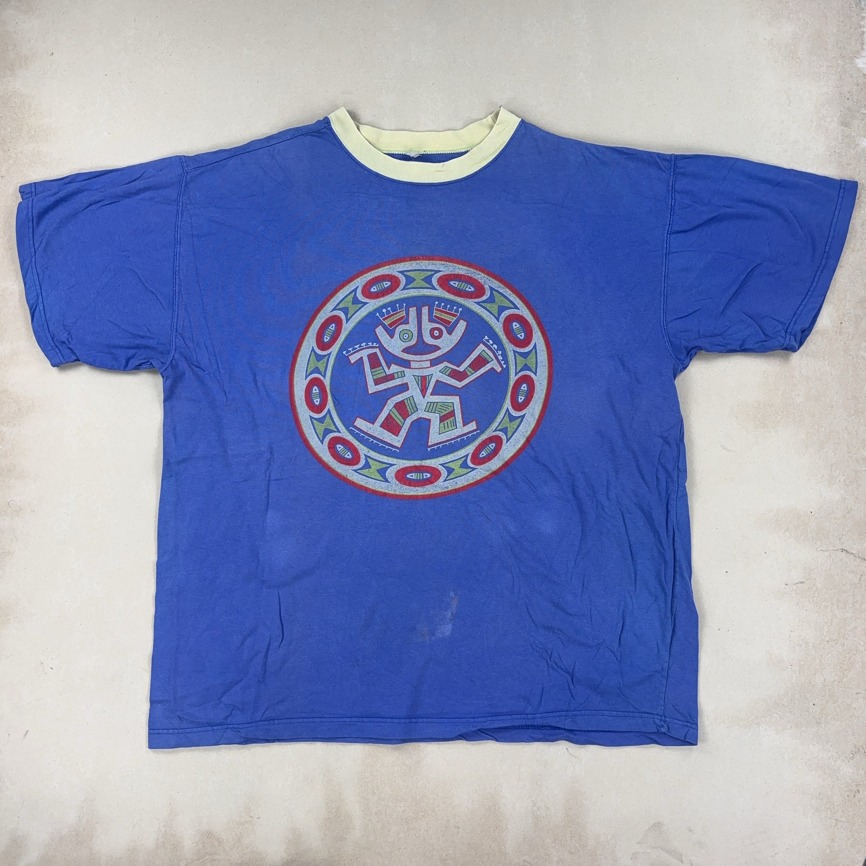 GRAPHIC BLUE TEE - 2X LARGE