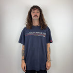 RALPH LAUREN NAVY BLUE TEE - X LARGE