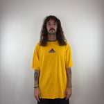 ADIDAS YELLOW TEE - X LARGE