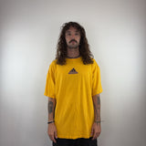 ADIDAS YELLOW TEE - X LARGE
