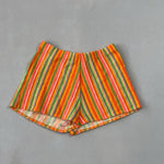 VINTAGE MULTI-COLOURED SHORTS - X SMALL