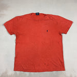 POLO RALPH LAUREN ORANGE TEE - SMALL