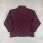 NAUTICA MAROON QUARTER ZIP - LARGE