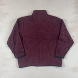 NAUTICA MAROON QUARTER ZIP - LARGE