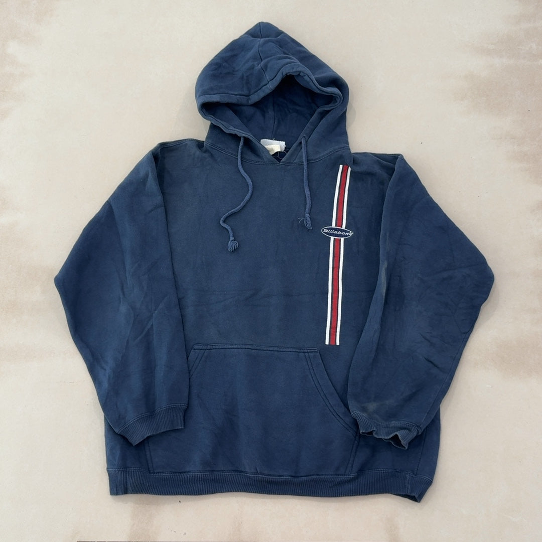 BILLABONG NAVY HOODIE - MEDIUM