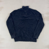 NAUTICA BLACK QUARTER ZIP - MEDIUM