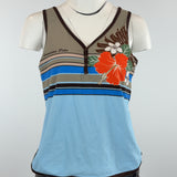 HAWAIIAN PIKO TANKINI - LARGE