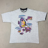 RETRO 'FISH' GRAPHIC TEE - X LARGE