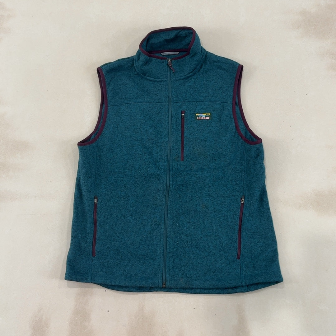 L.L.BEAN GREEN VEST - LARGE