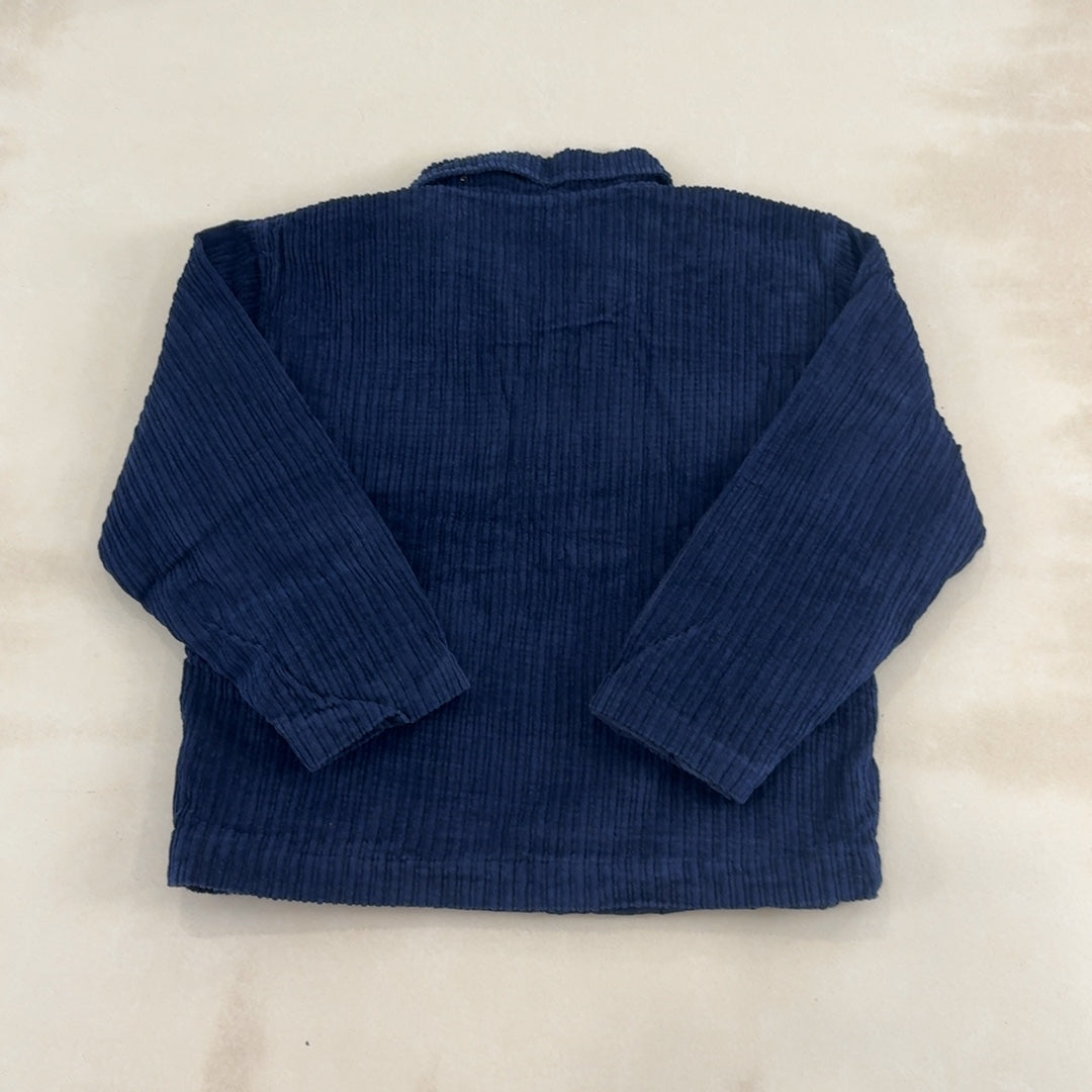 NAVY CORD JACKET - X LARGE