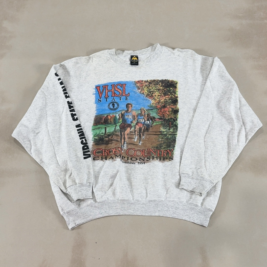 GRAPHIC CROSS COUNTRY CREW - X LARGE