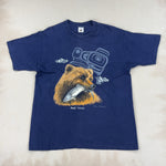 BLUE GRAPHIC TEE - X LARGE