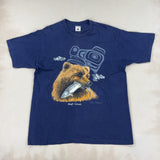 BLUE GRAPHIC TEE - X LARGE