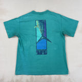 TEAL GRAPHIC TEE - MEDIUM