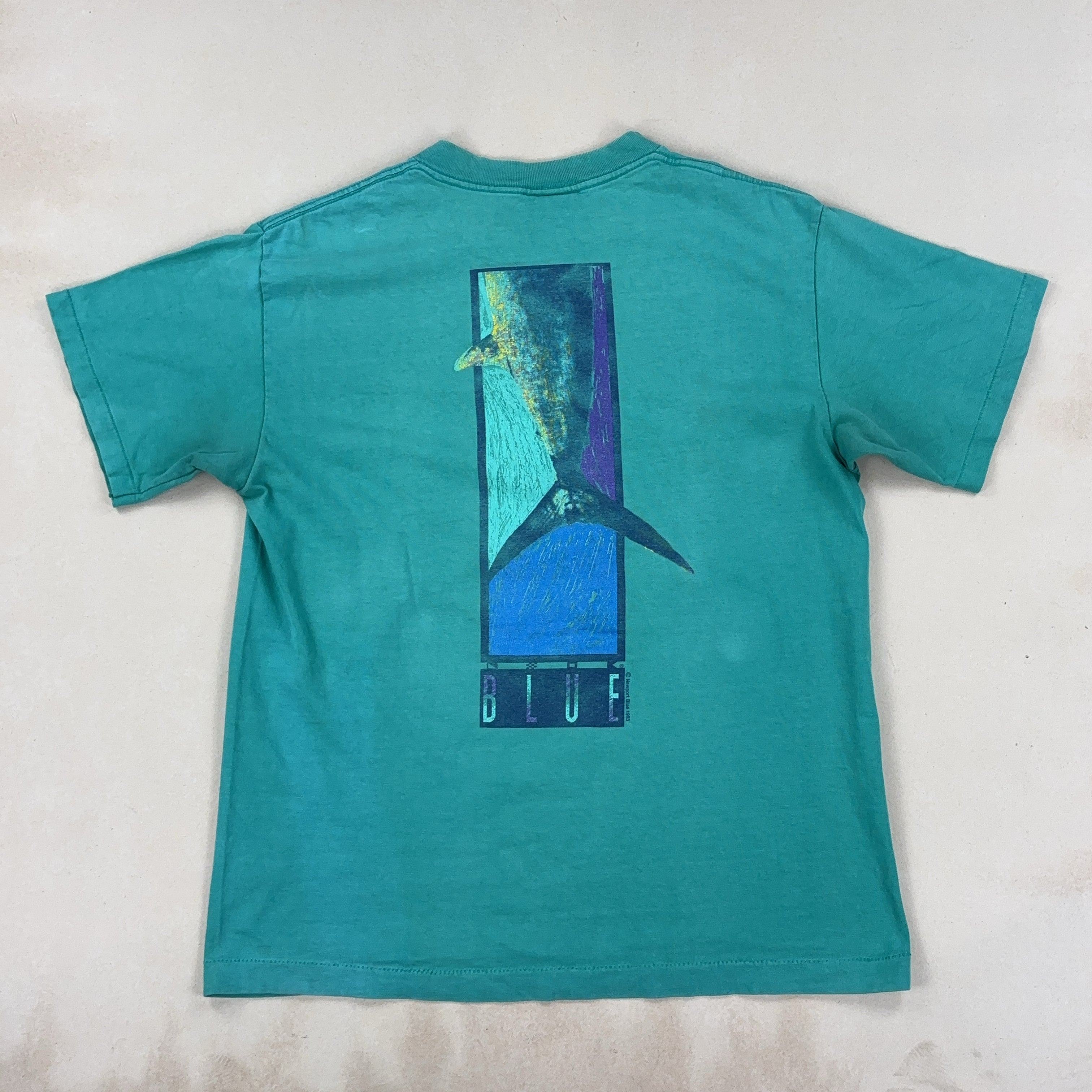 TEAL GRAPHIC TEE - MEDIUM