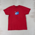 QUIKSILVER RED TEE - MEDIUM