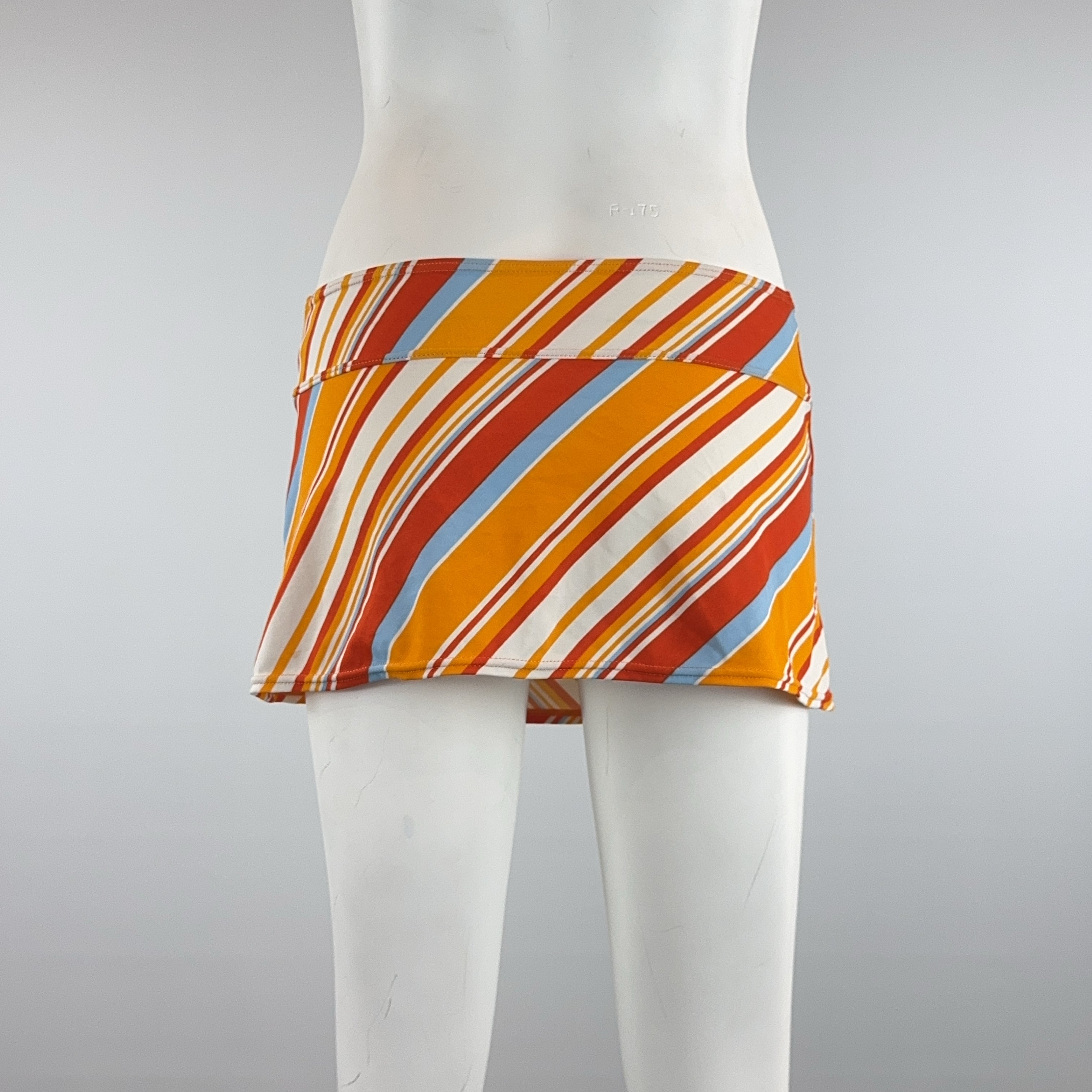 SWIM STRIPED SKIRT - SMALL