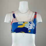 COLOUR BLOCK BIKINI TOP - SMALL