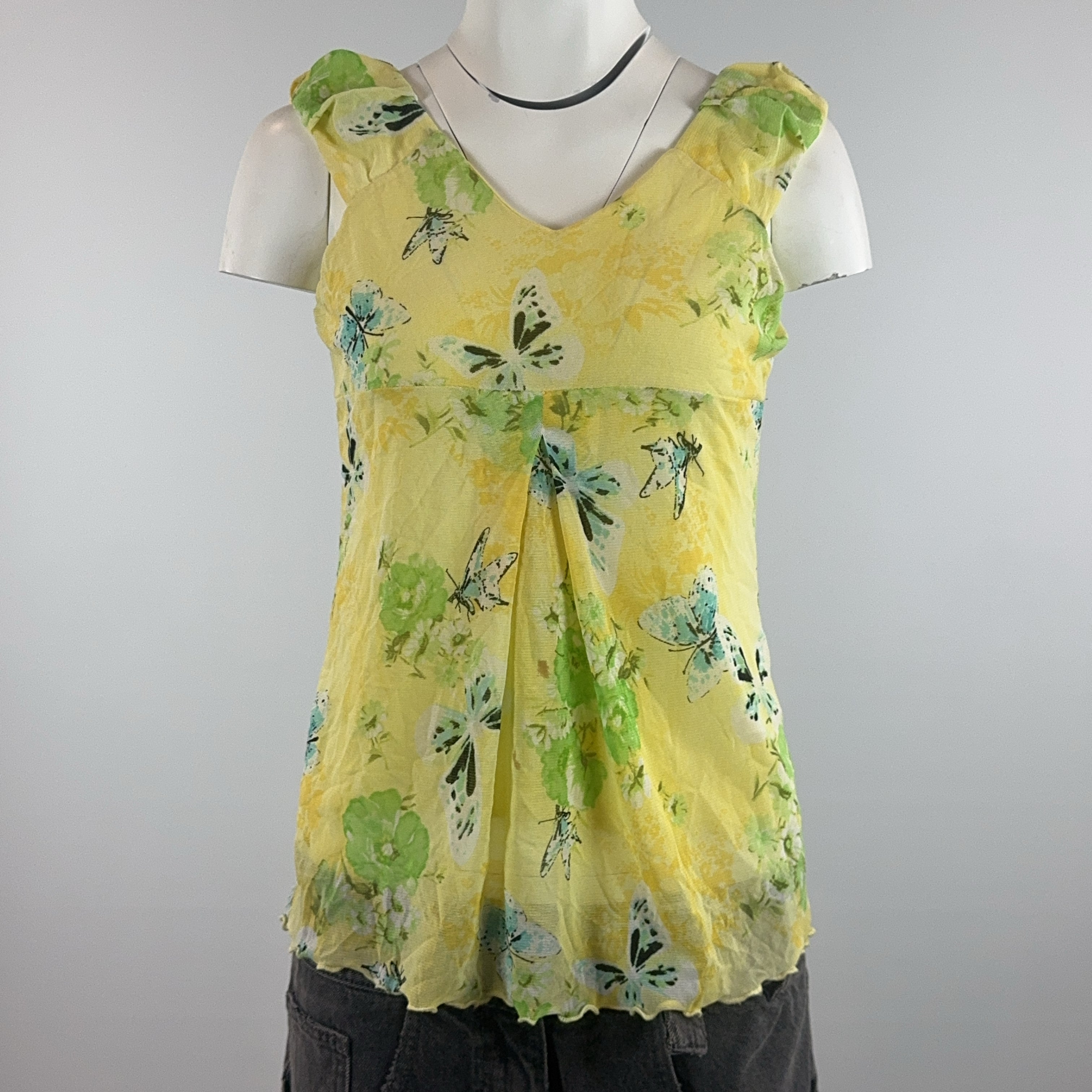 VINTAGE FLORAL TOP - MEDIUM